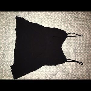 Lack flouncy tank top